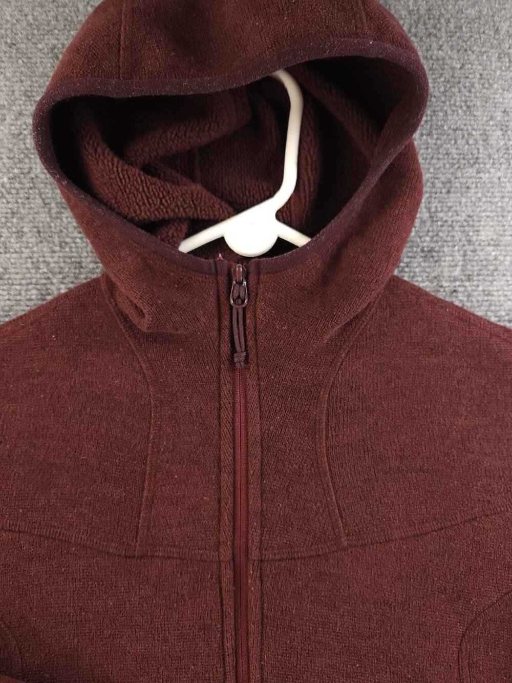 Arc'teryx POLARTEC Fleece Red Medium Logo Jacket Womens Polyester Outdoors - Picture 2 of 16